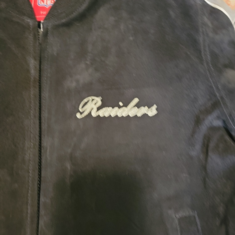 Raiders Black and Gray Jacket - Picture 2 of 5